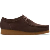Clarks Originals WallabeeEVO Donkerbruine Suède Schoenen