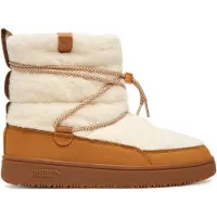 Puma Snowboots 'Snowbae Suede' bruin / wit
