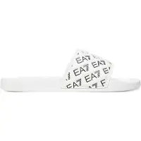 EA7 Teenslippers Alle Olver Logo wit (44), Plat, Geen, Casual, Strandkleding 7X000109_AF15125