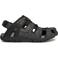 Geox Sandalen grijs / zwart
