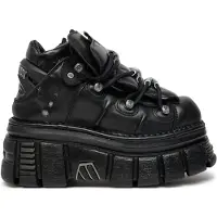 New rock Sneakers laag 'M-106-S29' zwart