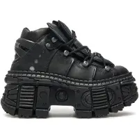 New rock Veterlaarzen 'Wall106-S12' zwart
