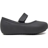 Crocs Brooklyn Mary Jane Flat T Zwart 27/28 US C10