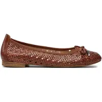Caprice Ballerina cognac