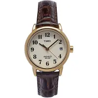 Timex Easy Reader T20071 Horloge - Leer - Bruin - Ø 25 mm