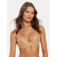 Chantelle Co Bra Tshirt Plunge Toffee Sequins Maat: D75 | BH's Outlet | Dames | Bruin