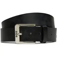 BOSS Riem 'Jemio_Sz40' zwart / zilver
