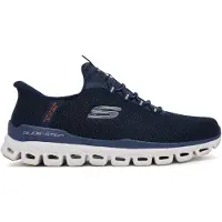 SKECHERS Sneakers laag 'Glide-Step - Noxus' marine / navy / grijs / donkeroranje