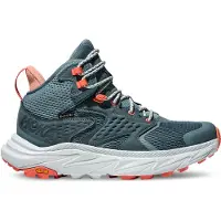 Hoka One One - Dames wandelschoenen - Anacapa 2 Mid GTX W Mountain Fog/Droplet voor Dames van Gerecycled Polyester - Maat 6 US - Blauw