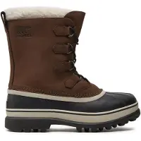 Sorel Laarzen 'Caribou' bruin / zwart / wit
