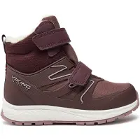 Viking Winterstiefel - Equip Defence Warm WP 2V - Grape/Antik - - 33 - Winterstiefel
