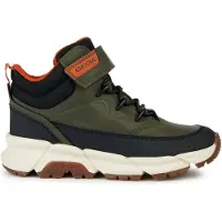 Geox Laarzen 'Flexyper' kaki / oranje / zwart