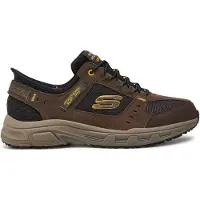 SKECHERS OAK CANYON - CONSISTENT WINNE Heren Wandelschoenen - Bruin / Zwart