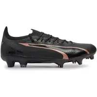 Puma Ultra Ultimate Gras / Kunstgras Voetbalschoenen (MG) Zwart Brons Donkergrijs