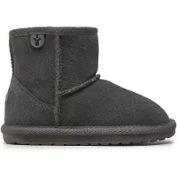 Emu australia Teddyboots - Wallaby Mini - Holzkohle - - 33/34 - Teddyboots