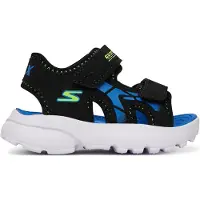 SKECHERS Jongens Scheermes Splash Sandalen Zwart
