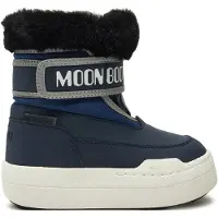 Moon Boot Snowboots 'PARK STRAP' navy / nachtblauw / zilver / wit