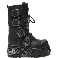 New rock Veterlaarzen 'M-373-S4' zwart