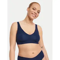 Sloggi BH 'ZERO Feel 2.0' navy / lichtgrijs