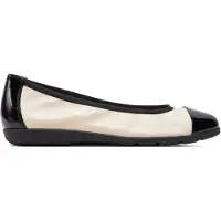 Caprice Ballerina beige / zwart