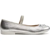 Geox PLIE MEISJES Ballerina's - ZILVER - Maat 39