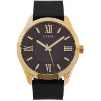 GUESS Analoog horloge 'Elliot' goud / zwart