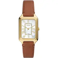 Fossil Analoog horloge 'Raquel' bruin / goud