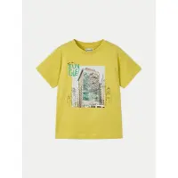 Mayoral - T-shirt - Maat 92 - Jongens - Goud -