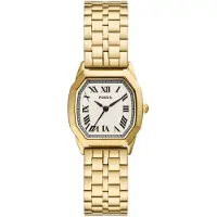 Fossil Analoog horloge 'Harlow' crème / goud / zwart