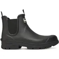 Barbour Chelsea boots 'Nimbus' zwart / wit