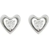 GUESS Oorbellen zilver / transparant