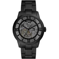 Fossil Analoog horloge 'TOWNSMAN' zwart