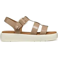 Geox D CAMALEI Synthetisch Polyurethaan Vrouwen Karamel Sandalen