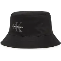 Calvin Klein Jeans Hoed 'CK Monogram Embroidery' grijs / zwart