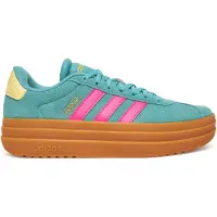 Adidas Sneakers laag 'VL Court Bold' sand / cyaan blauw / fuchsia