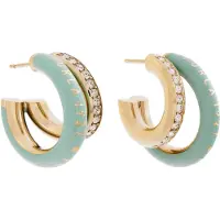 Furla Oorbellen turquoise / goud