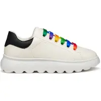 Geox Meisjes Puffypop Sneakers Wit/Fuchsia