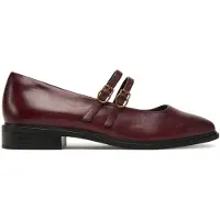 Tamaris Ballerina met riempjes merlot