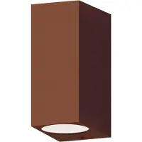 Calex Wandlamp buiten GU10 | Up & Down | Rechthoek | IP54 | Roestkleur