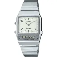 Casio Collection Vintage AQ-800E-7A2EF Horloge - Staal - Zilverkleurig - Ø 35 mm