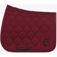Cavalleria Toscana Zadeldek Circular Quilted jersey dressage White/0101 - Full | Zadeldekje paard