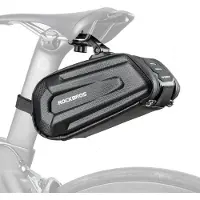 RockBros - Zadeltas Fiets - Waterafstotend - Fietszadeltas met snelsluiting voor MTB en racefiets - Inhoud 1.8L - Carbon Zwart