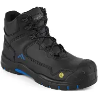Portwest Laagste veiligheidsschoen Apex S3s ESD HRO SR SC - Maat 37 - Zwart/Blauw -