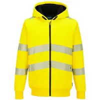 Portwest Winter Hoodie Met Rits Pw321 Hi-vis | Maat: 4XL