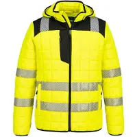 Portwest Pw3 Square Baffle Jack T165 Hi-vis Winddicht Waterafstotend Uv-bescherming | Maat: 4XL
