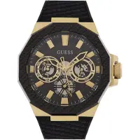 GUESS Analoog horloge 'Indy' goud / zwart