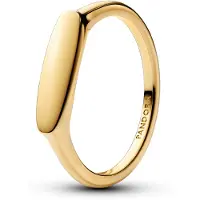 Pandora Ringen - Gravierbarer Stabring in gold | Maat 56