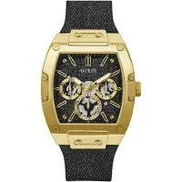 GUESS Analoog horloge 'Phoenix' goud / zwart