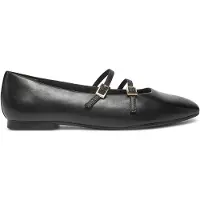 Tamaris Ballerina met riempjes zwart