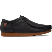 Clarks Shacre II Run Zwarte Leren Schoenen